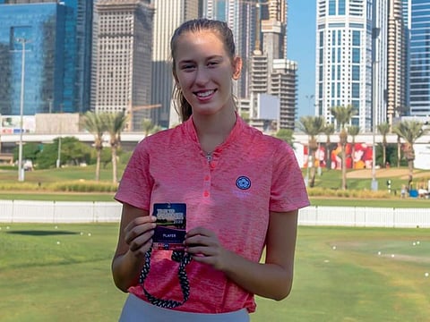 Dubai-based amateur Chiara Noja