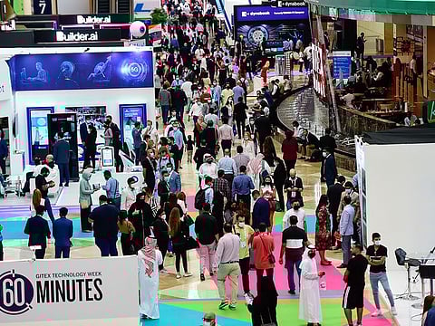A file photo of a Dubai Internet City pavilion at Gitex.