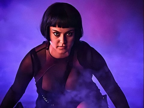 Kangana Ranaut in a still from 'Dhaakad'