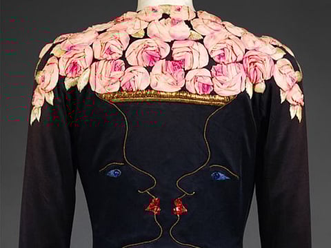 Evening coat by Elsa Schiaparelli and Jean Cocteau, 1937 