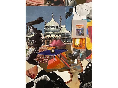 Game of collage: Sarah Coleman's art world