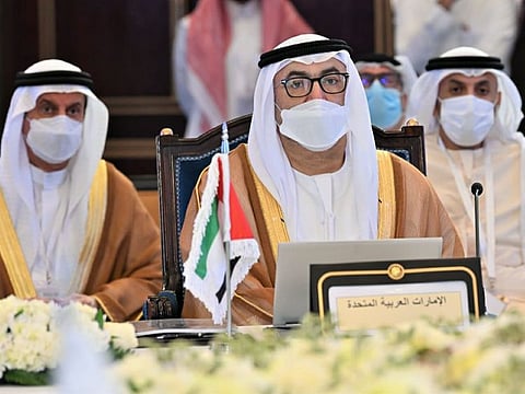 The UAE’s delegation was led by Abdul Rahman bin Mohamad Al Owais, Minister of Health and Prevention. He was accompanied by Dr Hussain Abdul Rahman Al Rand, Assistant Undersecretary for the Public Health Sector. 