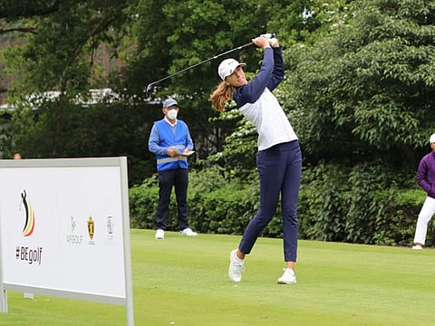 Chiara Noja in action at the Golf Flanders LETAS Trophy