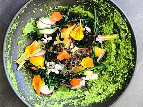 Vegan recipe for Italian kale polenta