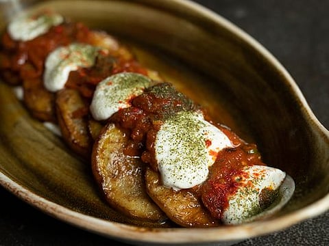 Watch how this aubergine dish - Borani Banjan is made