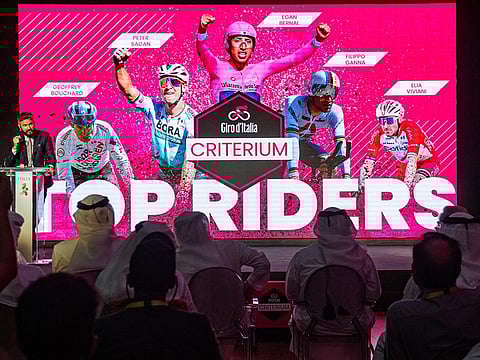 The race at Expo 2020 will see riders take on a criterium circuit in the shape of the Giro d’Italia’s ‘Amore Infinito’ infinity symbol.