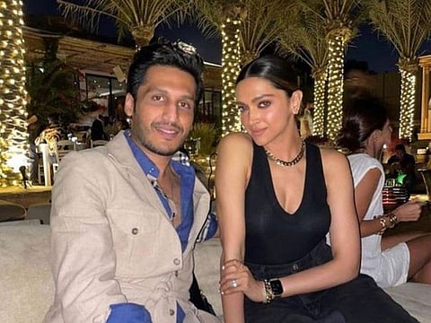 Deepika Padukone with celebrity stylist Khan