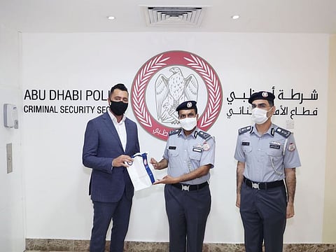 The Arab expat being honoured by Abu Dhabi Police for handing over a lost wallet.
