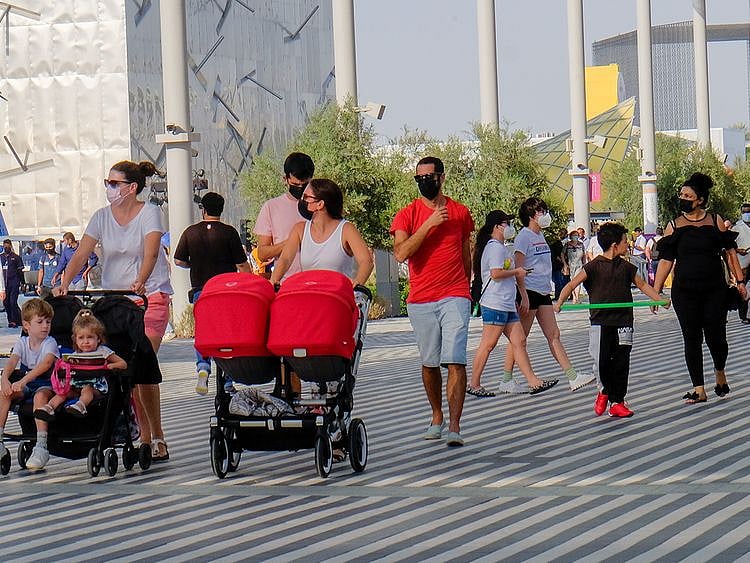 EXPO 2020 DUBAI CROWD