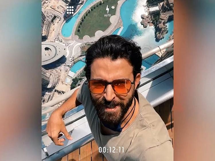 Hrithik Roshan in Dubai