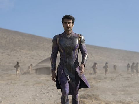 Kingo (Kumail Nanjiani) in Marvel Studios' 'Eternals'.