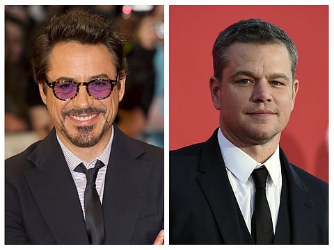 Robert Downey Jr. and Matt Damon