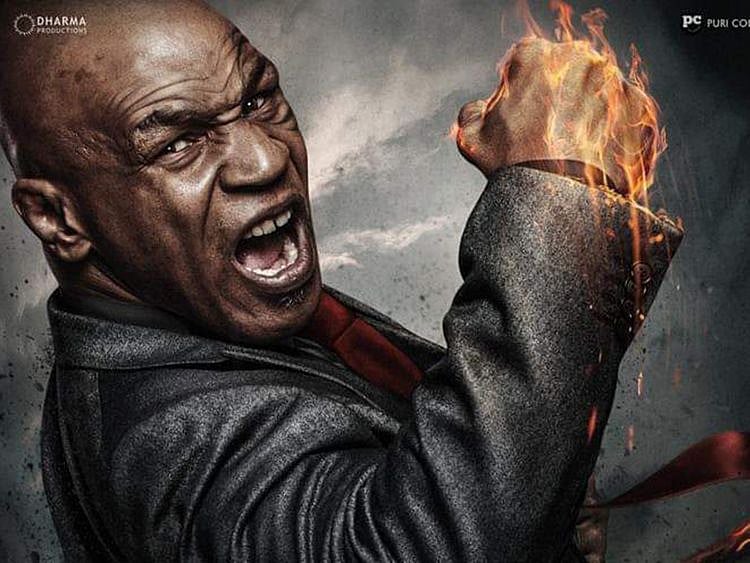 Mike Tyson in a poster for 'Liger'