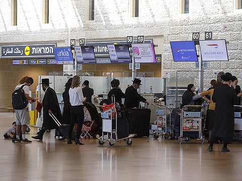  Palestinians in the West Bank and Gaza do not have their own airport and must apply for a hard-to-obtain airport permit to use Ben Gurion. Such permits are only approved, if at all, shortly before takeoff.