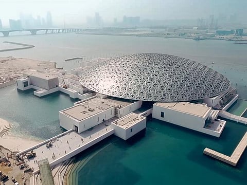 File pic of Louvre Abu Dhabi museum 