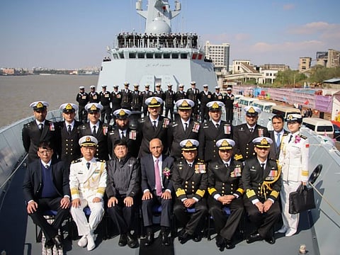 Pakistan Navy has inducted the first of its “most advanced” Type 054AP guided-missile frigates built by China. 