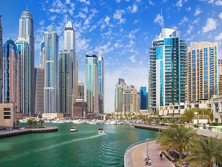 Stock Dubai marina