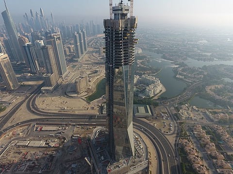 The Uptown Tower will eventually take its place among Dubai's next set of super-tall structures.