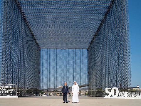 Mohammad Abdullah Al Gergawi and Professor Klaus Schwab opened the gate to Expo 2020 Dubai in a special ceremony today that crowned years of partnership and friendship between the UAE and WEF.