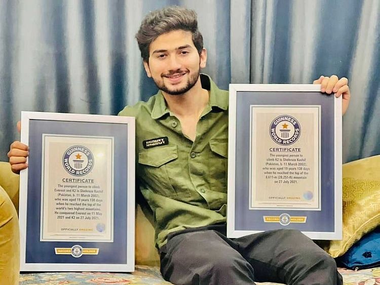 Pakistani mountaineer Shehroze Kashif