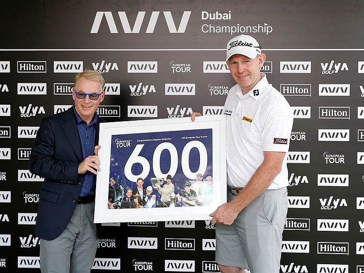 Stephen Gallacher becomes just the 14th player to reach the milestone