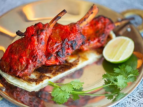 Khyber's tandoori lamb chops 
