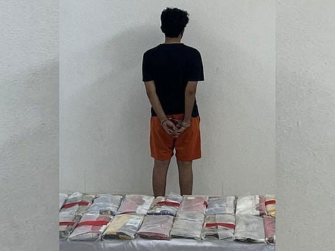  Police released footage showing the illicit substance hauled out of the tank. The suspect is seen in the footage with his face hidden and handcuffed as the seized haul is displayed.