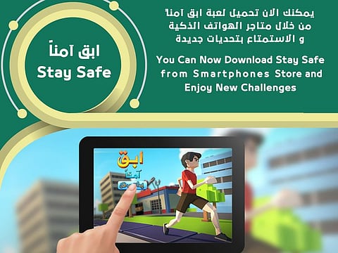 The new video game 'Stay Safe', launched by Dubai Police, is available in five languages.  