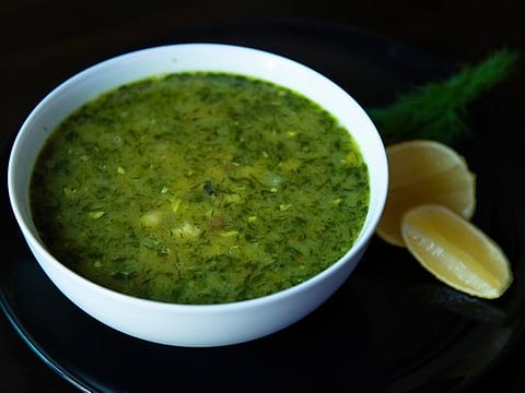 A hearty Parsi soup - Oash-e-Berenj 