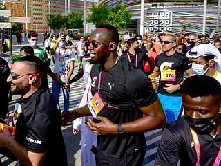 How I fared in my run with The World’s Fastest Man at Expo 2020 Dubai