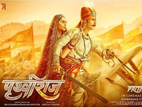 Akshay Kumar and Manushi in 'Prithviraj'