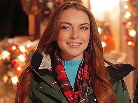 Lindsay Lohan in a Netflix film