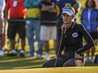 Korda survives triple bogey to win Pelican Championship in playoff