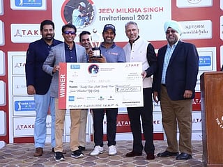 Dubai-based Shiv Kapur wins first Professional Golf Tour of India trophy
