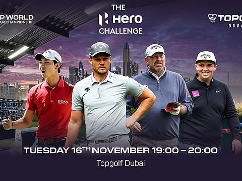 The final Hero Challenge of the year will be held at Topgolf