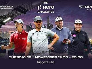 Topgolf Dubai set to host final Hero Challenge of the year
