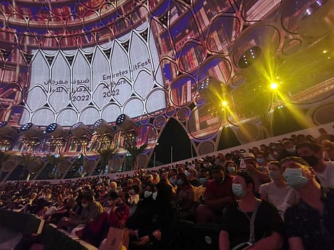 Emirates Airline Festival of Literature being showcased at Expo 2020 Dubai, earlier.