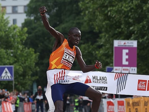 Kenyan-born Titus Ekiru