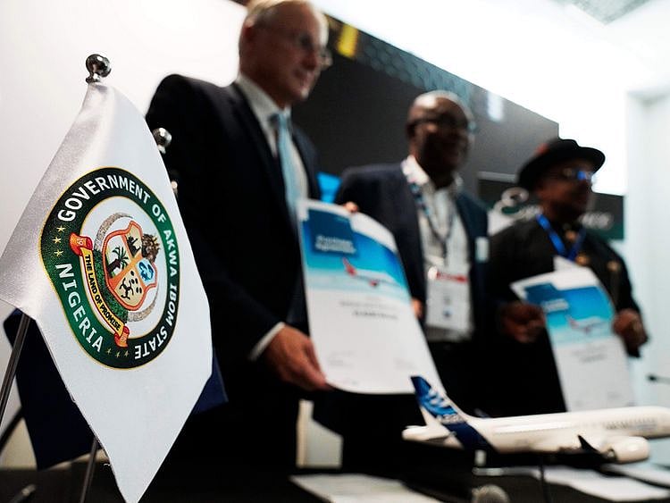 Stock - Airshow deal with Nigerian airline