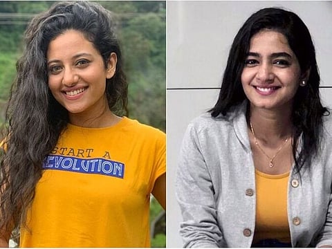 Ancy Kabeer (left) and Anjana Shajan. 