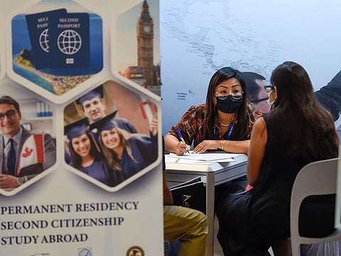 Exhibitors and visitors at GNICE 2021 in Dubai on Saturday
