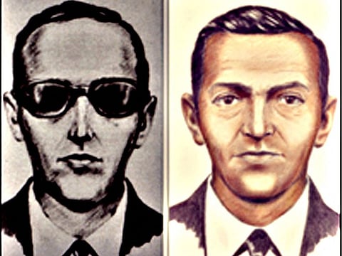This FBI file handout image obtained on March 27, 2008 shows the likenesses of D.B.Cooper. - On the eve of Thanksgiving, 1971, a nondescript, 40-something man who called himself Dan Cooper approached the airport counter and bought a one-way ticket from Portland to Seattle