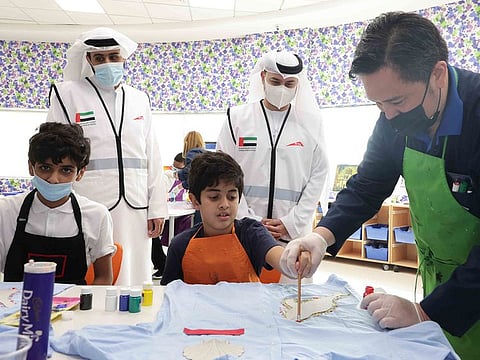 The reconditioned uniforms will be distributed to the needy through Dar El Ber Society.