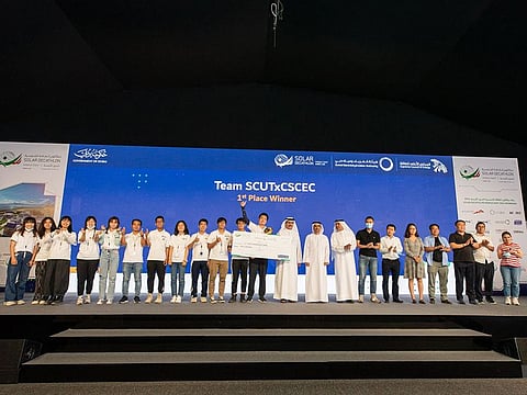 Team SCUTxCSCEC from South China University of Technology built ‘X House’, which was the first prize winner of the 2021 Solar Decathlon Middle East 