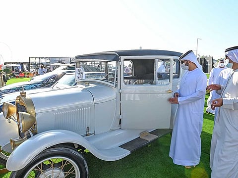 Shaikh Mansoor bin Mohammad bin Rashid Al Maktoum, Chairman of Dubai Sports Council, took a tour of the show after inaugurating #NoFilterDXB.
