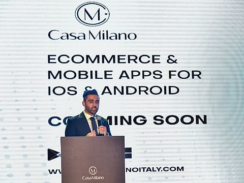 Azhar Sajan, Director of Casa Milano, during the second Anniversary of Casa Milano, alongside launching its ecommerce, mobile app and ecatalogue for 2022