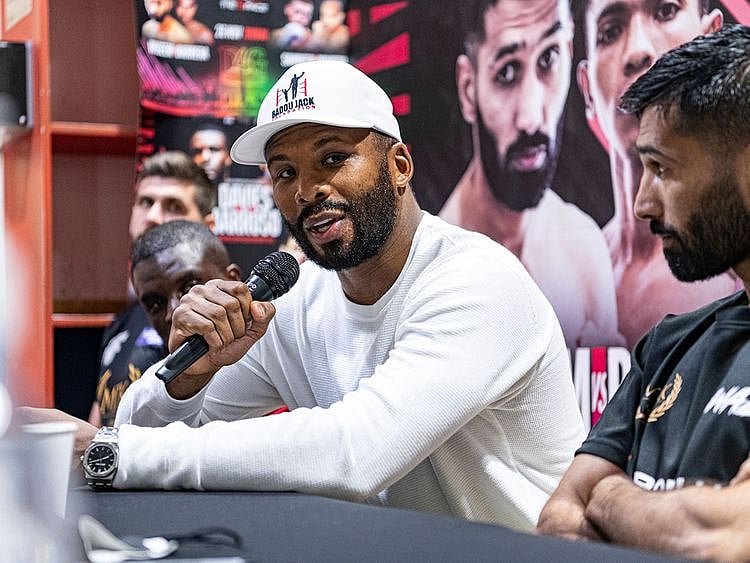 Badou Jack speaks in Dubai 