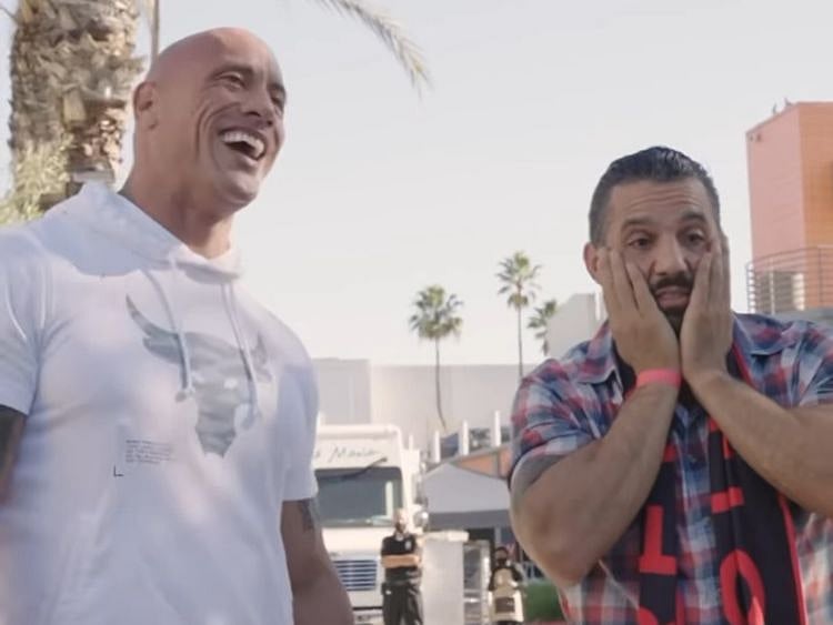 Dwayne Johnson gifted his truck to Navy veteran Oscar Rodriguez