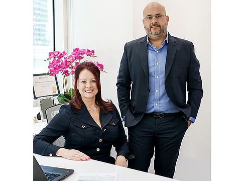 Jackie Johns and Dinesh Chhatwani, co-owners of Christie's International Real Estate - Premier Estates