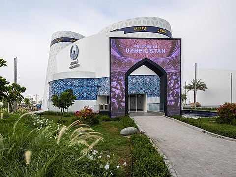 The Uzbekistan Pavilion at Expo 2020 Dubai.